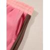 imageblibean Girls 2025 Summer Clothes Sets Kids Colorblock Matching Outfits Size 615 YearsA Pink
