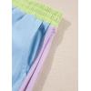 imageblibean Girls 2025 Summer Clothes Sets Kids Colorblock Matching Outfits Size 615 YearsA Sky Blue