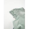 imageblibean Girls Summer Flower Dresses Semi Formal Lace Wedding Dress Size 615 YearsGreen