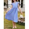 imageblibean Girls Summer Flower Dresses Semi Formal Lace Wedding Dress Size 615 YearsLight Blue