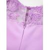 imageblibean Girls Summer Flower Dresses Semi Formal Lace Wedding Dress Size 615 YearsPurple