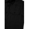 imageblibean Boys ButtonDown Shirts Semi Formal Uniform Tops 615 YearsA Black