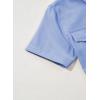 imageblibean Boys ButtonDown Shirts Semi Formal Uniform Tops 615 YearsA Blue