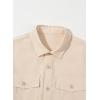 imageblibean Boys ButtonDown Shirts Semi Formal Uniform Tops 615 YearsA Khaki