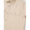 imageblibean Boys ButtonDown Shirts Semi Formal Uniform Tops 615 YearsA Khaki