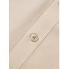 imageblibean Boys ButtonDown Shirts Semi Formal Uniform Tops 615 YearsA Khaki