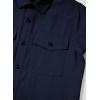 imageblibean Boys ButtonDown Shirts Semi Formal Uniform Tops 615 YearsA Navy