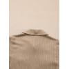 imageblibean Boys ButtonDown Uniform Shirts Semi Formal Dress Tops with Chest PocketsA Khaki
