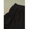 imageblibean Girls Athletic UPF50 Shorts Flowy Criss Cross Waist Shorts 615YA Black
