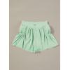 imageblibean Girls Athletic UPF50 Shorts Flowy Criss Cross Waist Shorts 615YA Green