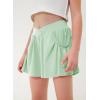 imageblibean Girls Athletic UPF50 Shorts Flowy Criss Cross Waist Shorts 615YA Green