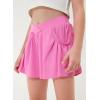 imageblibean Girls Athletic UPF50 Shorts Flowy Criss Cross Waist Shorts 615YA Pink