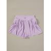 imageblibean Girls Athletic UPF50 Shorts Flowy Criss Cross Waist Shorts 615YA Purple