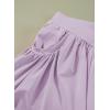 imageblibean Girls Athletic UPF50 Shorts Flowy Criss Cross Waist Shorts 615YA Purple