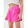 imageblibean Girls Athletic UPF50 Shorts Flowy Criss Cross Waist Shorts 615YB Hot Pink
