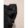 imageblibean Girls Ruffled Short Sleeve Textured Tops Shirts Size 615 YearsBlack