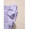 imageblibean Girls Ruffled Short Sleeve Textured Tops Shirts Size 615 YearsPurple