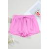 imageblibean Tween Girls Athletic Shorts Flowy Outdoor UPF50 Outfits 615 YearA Pink
