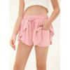 imageblibean Tween Girls Athletic Shorts Flowy Outdoor UPF50 Outfits 615 YearC Pink