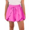 imageblibean Tween Girls Athletic Shorts Flowy Outdoor UPF50 Outfits 615 YearB Hot Pink