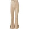 imageblibean Young Girl Wide Leg Pants Flare Bell Bottom Bootcut Trousers Kid Fall Uniform Chino Pant School Formal Dress Clothes Size 12 13 14 Years Khaki