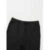 imageblibean Girls Bell Bottoms Pants School Uniform Stretchy Leggings Size 615 YearsA Black