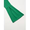 imageblibean Girls Bell Bottoms Pants School Uniform Stretchy Leggings Size 615 YearsA Green