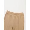 imageblibean Girls Bell Bottoms Pants School Uniform Stretchy Leggings Size 615 YearsA Khaki