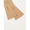 imageblibean Girls Bell Bottoms Pants School Uniform Stretchy Leggings Size 615 YearsA Khaki