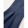 imageblibean Girls Bell Bottoms Pants School Uniform Stretchy Leggings Size 615 YearsA Navy