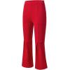 imageblibean Girls Bell Bottoms Pants School Uniform Stretchy Leggings Size 615 YearsA Red