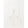 imageblibean Girls Bell Bottoms Pants School Uniform Stretchy Leggings Size 615 YearsA White