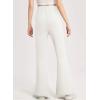 imageblibean Girls Bell Bottoms Pants School Uniform Stretchy Leggings Size 615 YearsA White