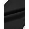 imageblibean Tween Girls Straight Pants School Uniform Stretchy Leggings Size 615 YearsA Black