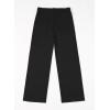 imageblibean Tween Girls Straight Pants School Uniform Stretchy Leggings Size 615 YearsA Black
