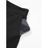 imageblibean Tween Girls Straight Pants School Uniform Stretchy Leggings Size 615 YearsA Black