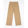 imageblibean Tween Girls Straight Pants School Uniform Stretchy Leggings Size 615 YearsA Khaki