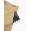 imageblibean Tween Girls Straight Pants School Uniform Stretchy Leggings Size 615 YearsA Khaki