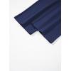 imageblibean Tween Girls Straight Pants School Uniform Stretchy Leggings Size 615 YearsA Navy