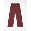 imageblibean Tween Girls Straight Pants School Uniform Stretchy Leggings Size 615 YearsA Red