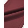 imageblibean Tween Girls Straight Pants School Uniform Stretchy Leggings Size 615 YearsA Red