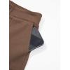 imageblibean Tween Girls Straight Pants School Uniform Stretchy Leggings Size 615 YearsA Tan
