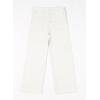 imageblibean Tween Girls Straight Pants School Uniform Stretchy Leggings Size 615 YearsA White