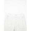 imageblibean Tween Girls Straight Pants School Uniform Stretchy Leggings Size 615 YearsA White
