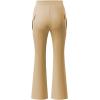 imageblibean Girls Uniform Pants Teen School Flare Bell Bottoms Size 615 YearsA Khaki