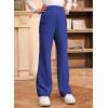 imageblibean Girls Uniform Pants Teen School Flare Bell Bottoms Size 615 YearsA Royal Blue