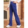 imageblibean Girls Uniform Pants Teen School Flare Bell Bottoms Size 615 YearsA Royal Blue