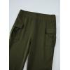 imageblibean Girls Uniform Pants Teen School Flare Bell Bottoms Size 615 YearsB Army Green