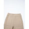 imageblibean Tween Girls Bell Bottom Pants School Uniform Stretchy Leggings Size 615 YearsBeige