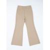 imageblibean Tween Girls Bell Bottom Pants School Uniform Stretchy Leggings Size 615 YearsBeige